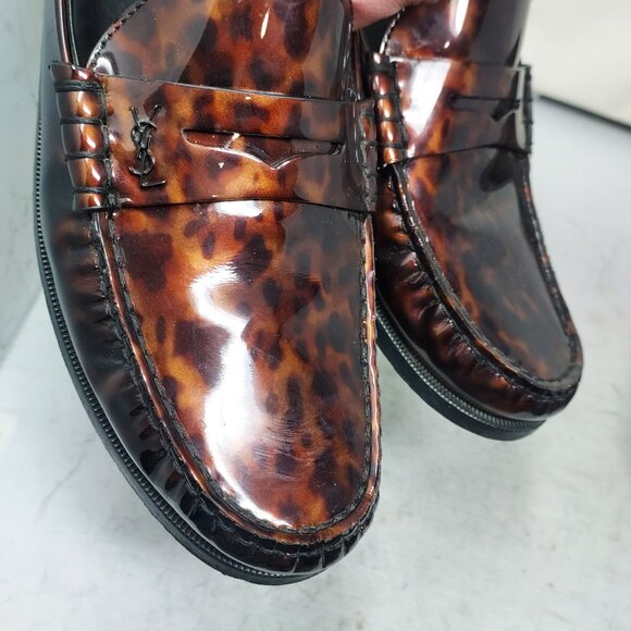 YSL Yves Saint Laurent MENS Le Loafer Tortoiseshell Logo Loafer main image 7